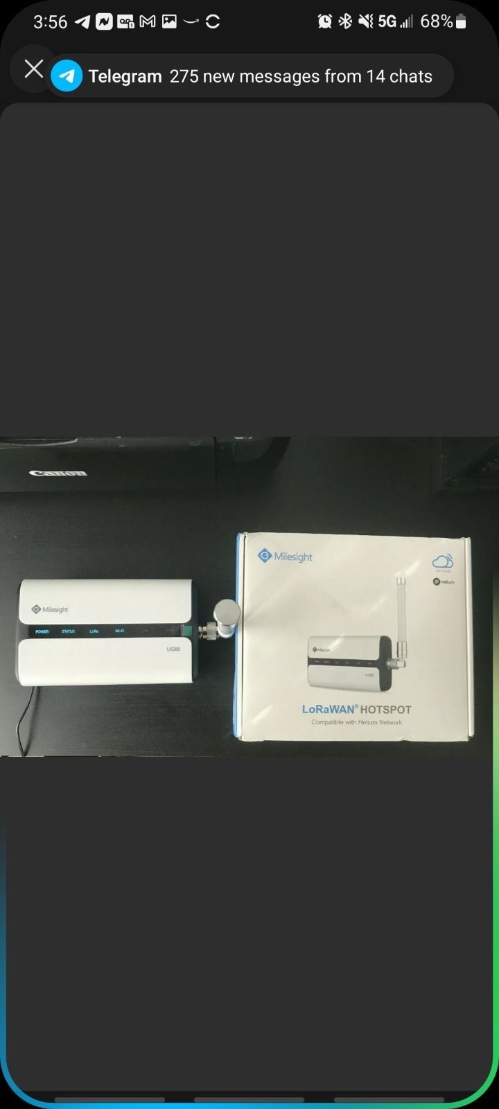 Brand new Milesight UG65 HNT miner