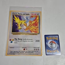 Pokemon Jumbo Articuno, Moltres, and Zapdos Card