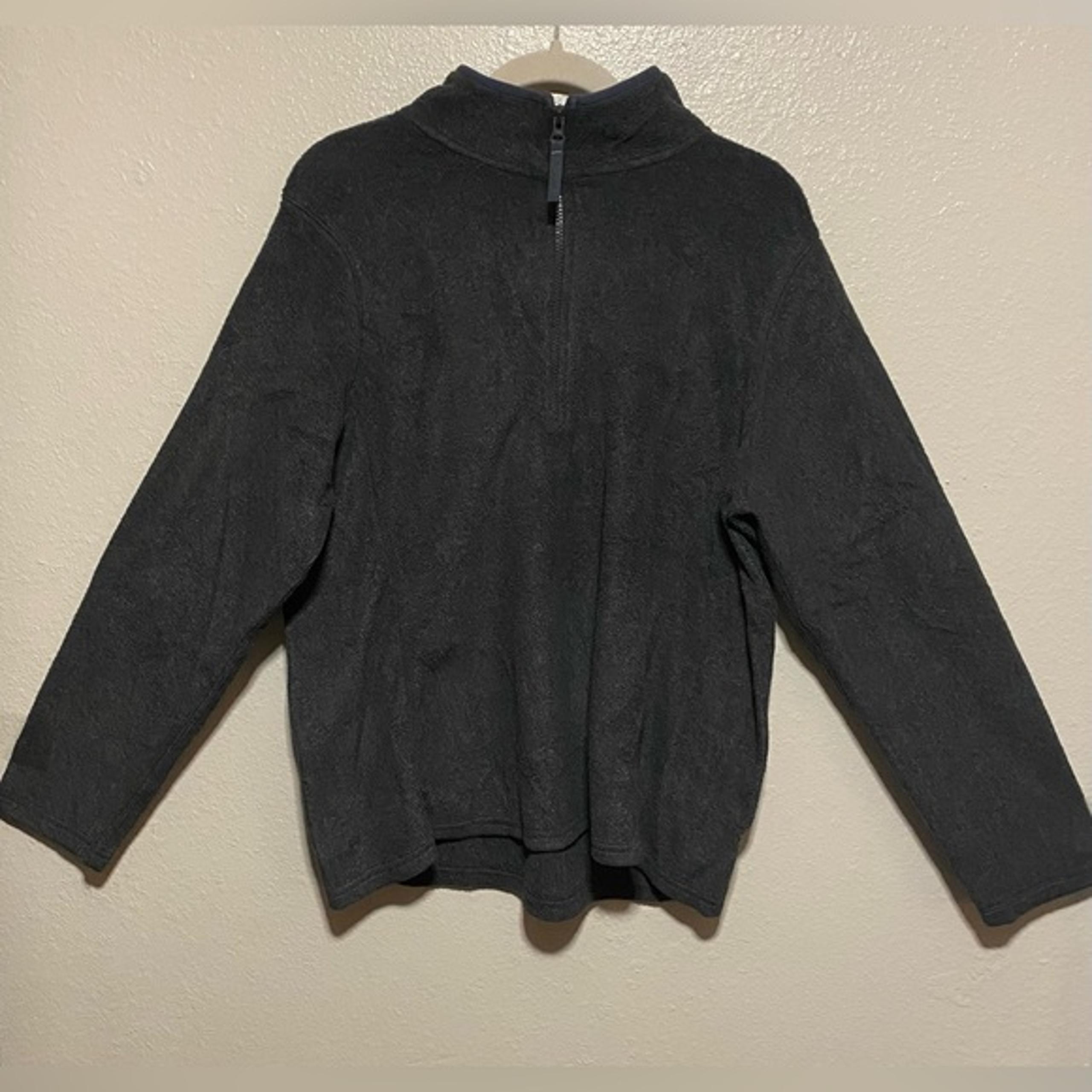 Mens Old Navy Perfect Fit Fleece Mock Neck Partial Zip Sweatshirt | Pullover