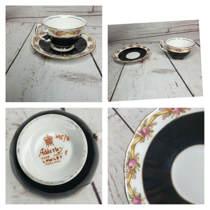 1789 Vintage Adderley Bone China Teacup