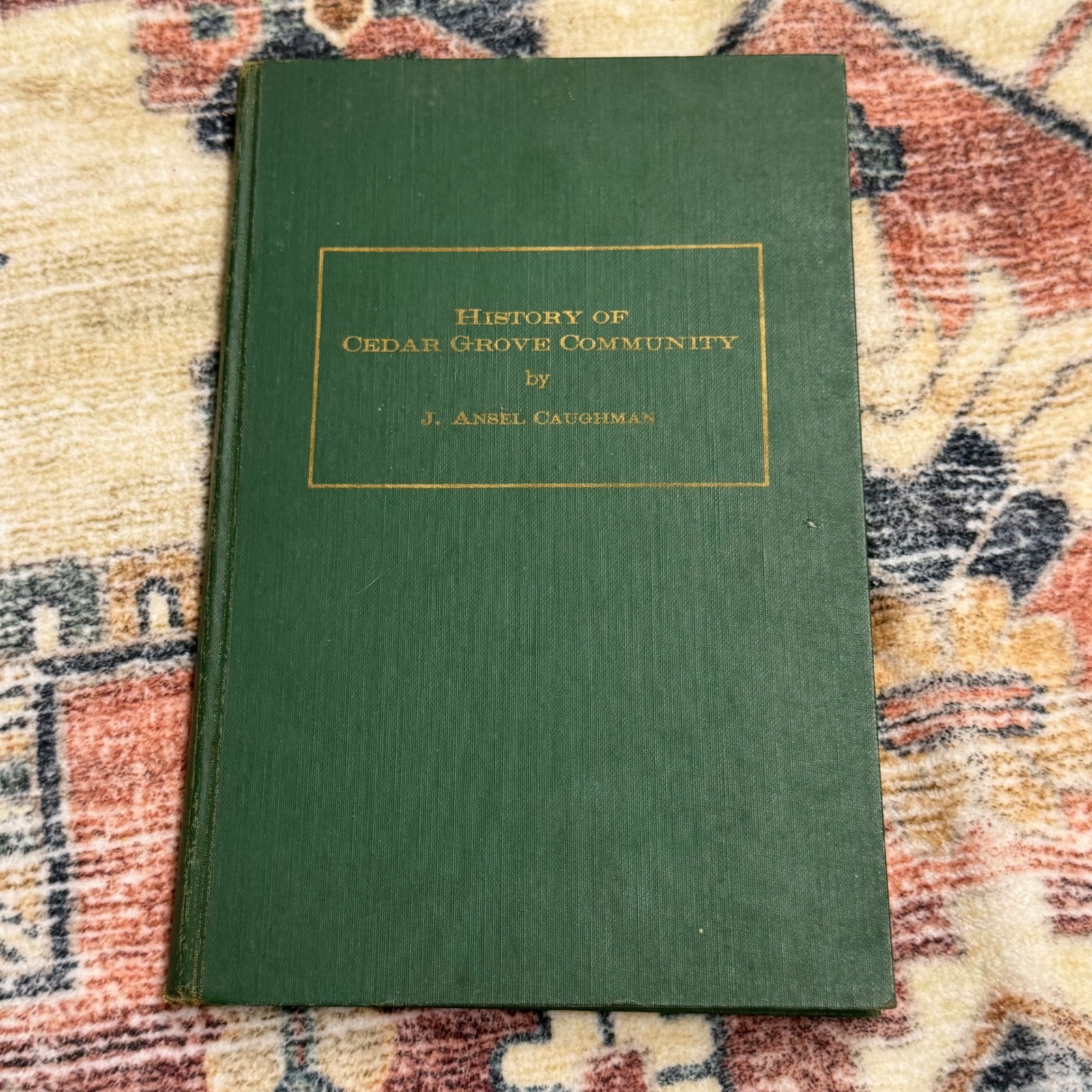History of Cedar Grove Community Book Genealogy Local History SC 1952