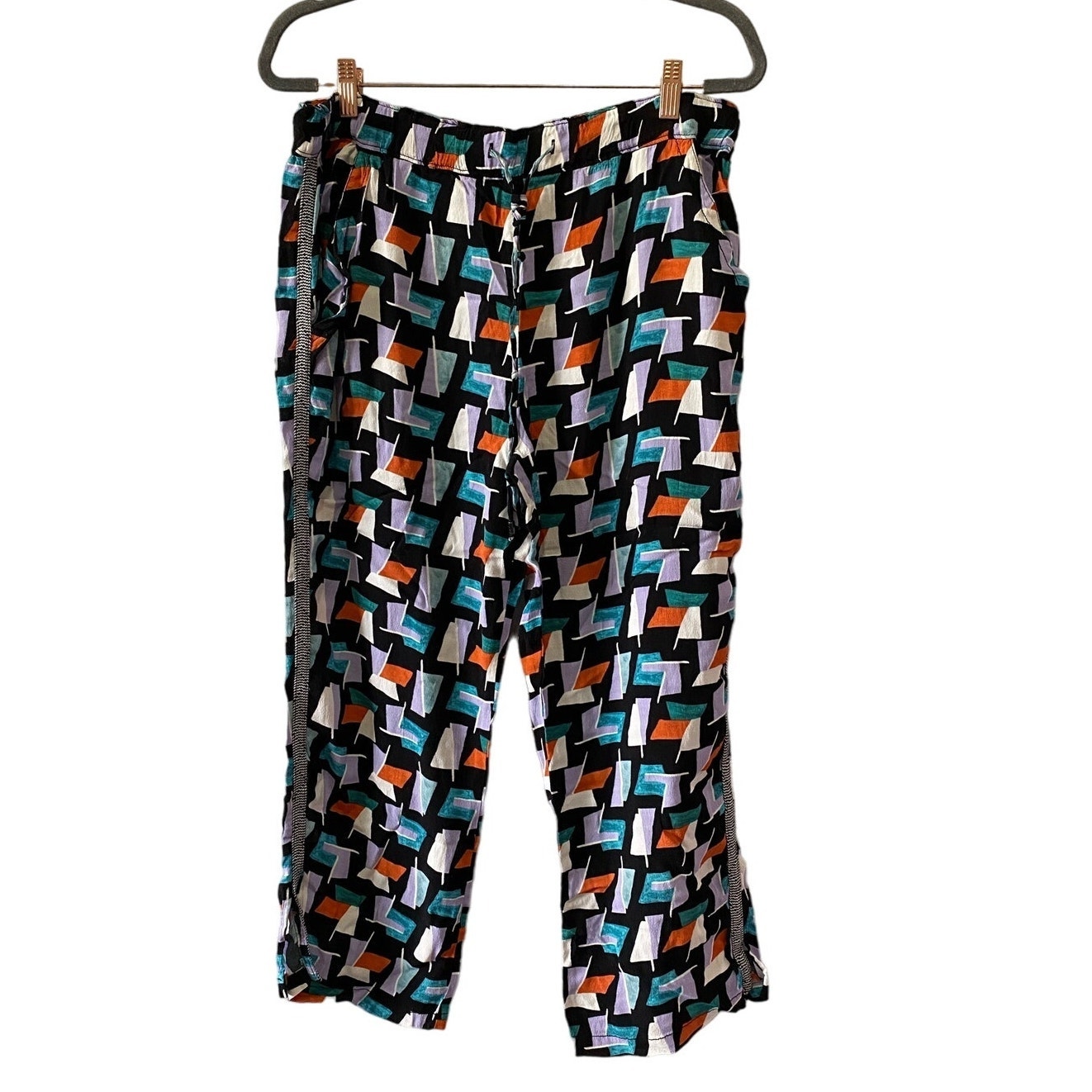 Anthropologie Hei Hei Ginza Cropped Pants Size Large Boho