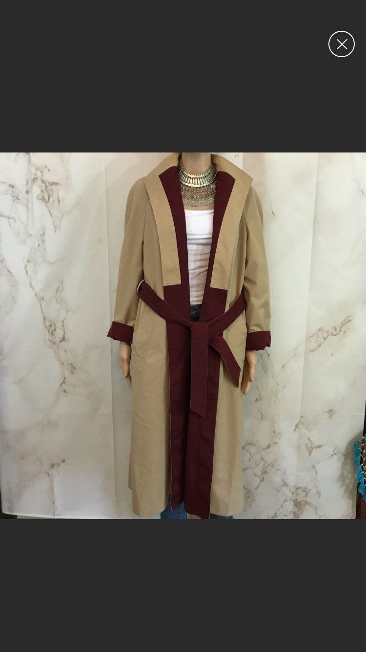 Vintage Reversible Trench Coat