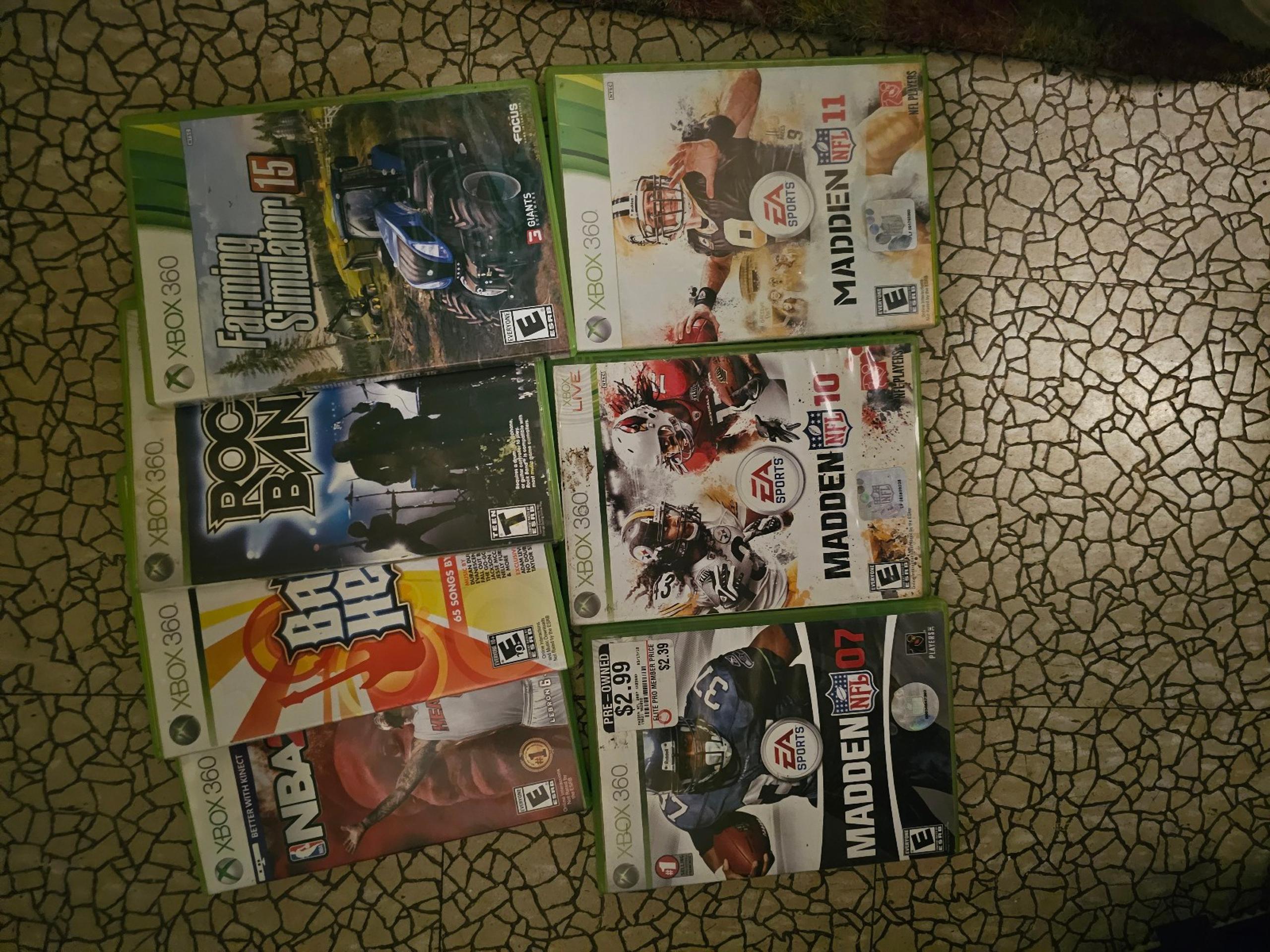 Lot of 7 Xbox 360 games