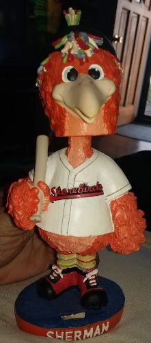 DELMARVA SHOREBIRDS SHERMAN MASCOT BOBBLEHEAD