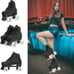 Unisex Roller Skates Double Row Four Wheels High-top Roller Skates Lightning Pat