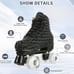 Unisex Roller Skates Double Row Four Wheels High-top Roller Skates Lightning Pat