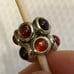 Authentic Pandora Garnet COBOCHON spacer , 2 available