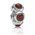 Authentic Pandora Garnet COBOCHON spacer , 2 available