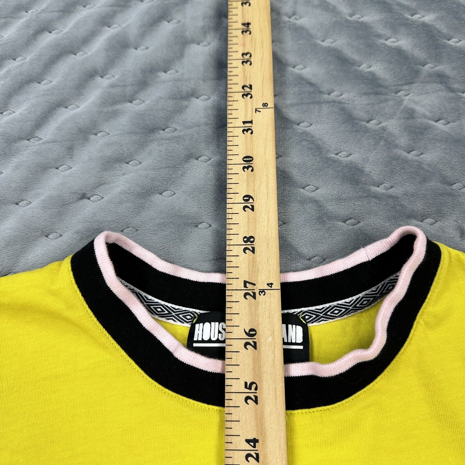 Umbro Soccer Shirt Mens Medium Yellow Black House Of Holland Futbol Casual Logo - detail