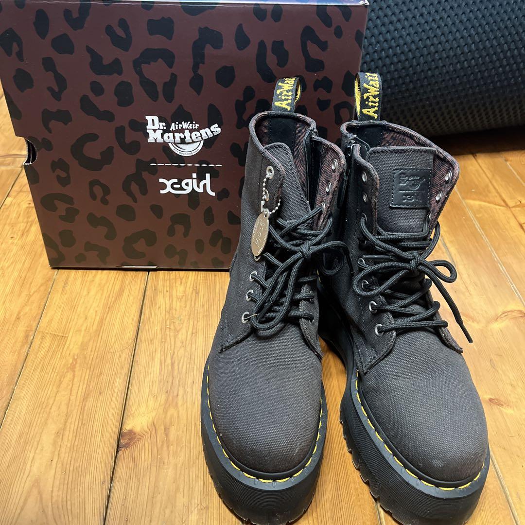 Dr. Martens Jadon Max X-girl Boots in Black | Lyst