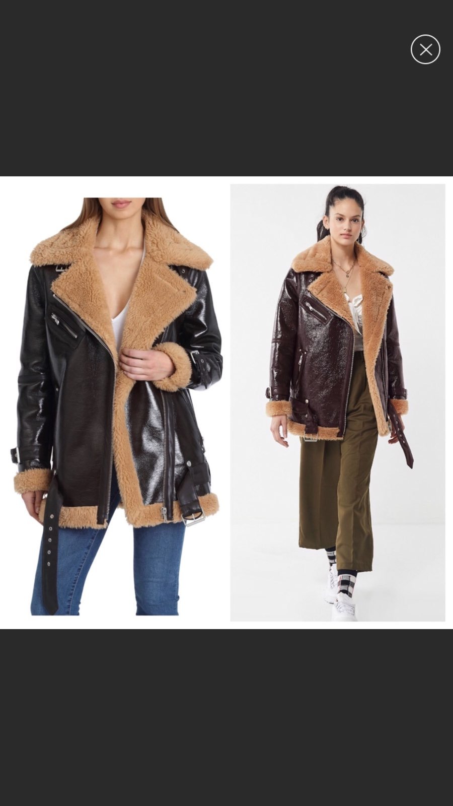 NWT Size S Avec Les Filles Biker Jacket