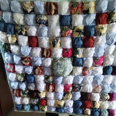 New Hand-made Puff Quilt