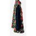Que Cute Style Navy Floral Explosion Jacket Wm M Navy Red Green NEW WITHOUT TAGS