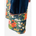 Que Cute Style Navy Floral Explosion Jacket Wm M Navy Red Green NEW WITHOUT TAGS