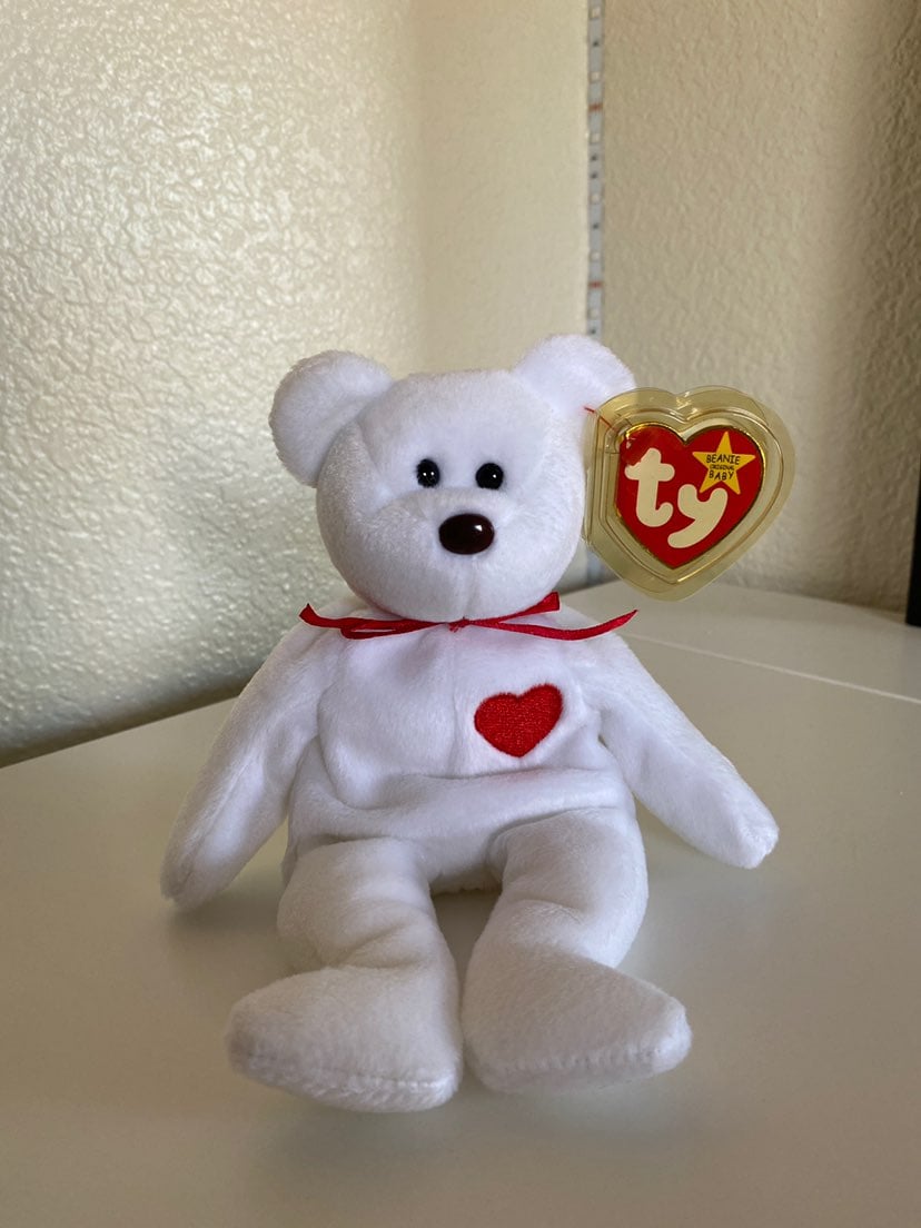 Ty Beanie Babie Valantino the bear (RARE