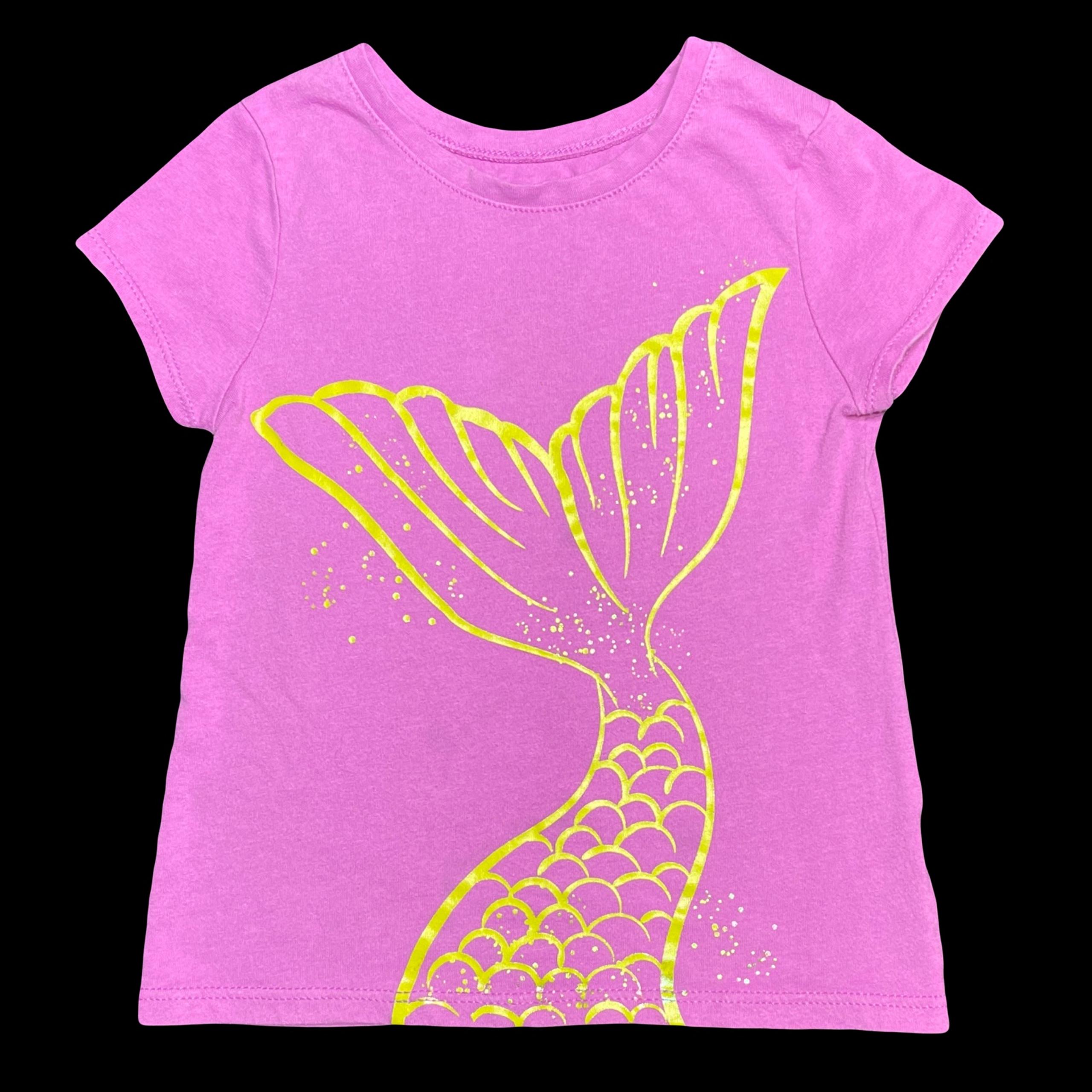 GARANIMALS Girls 3T Short Sleeve Shirt Purple Mermaid Tail