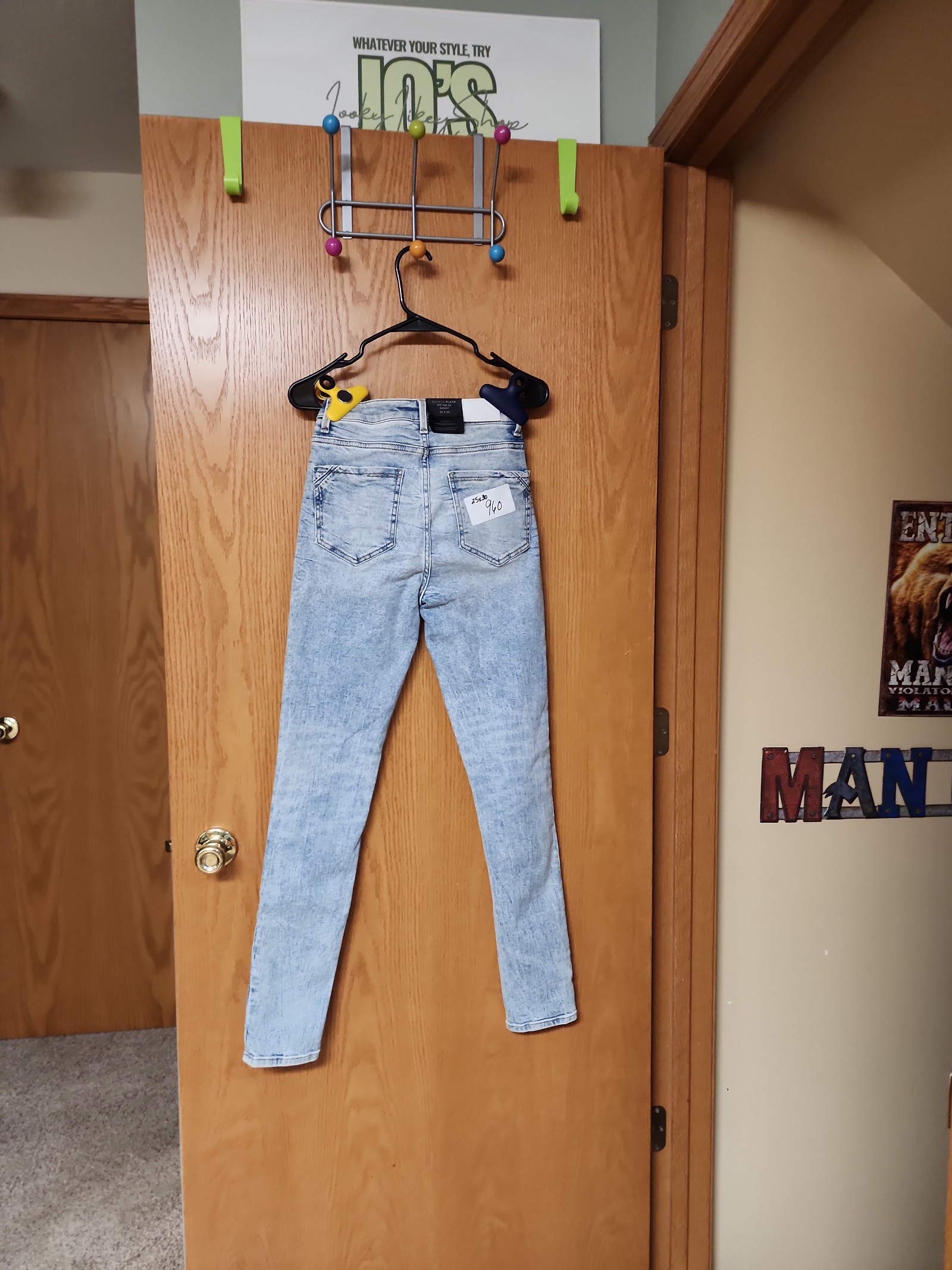 Buckle black jeans women 25x30 nwt number 960