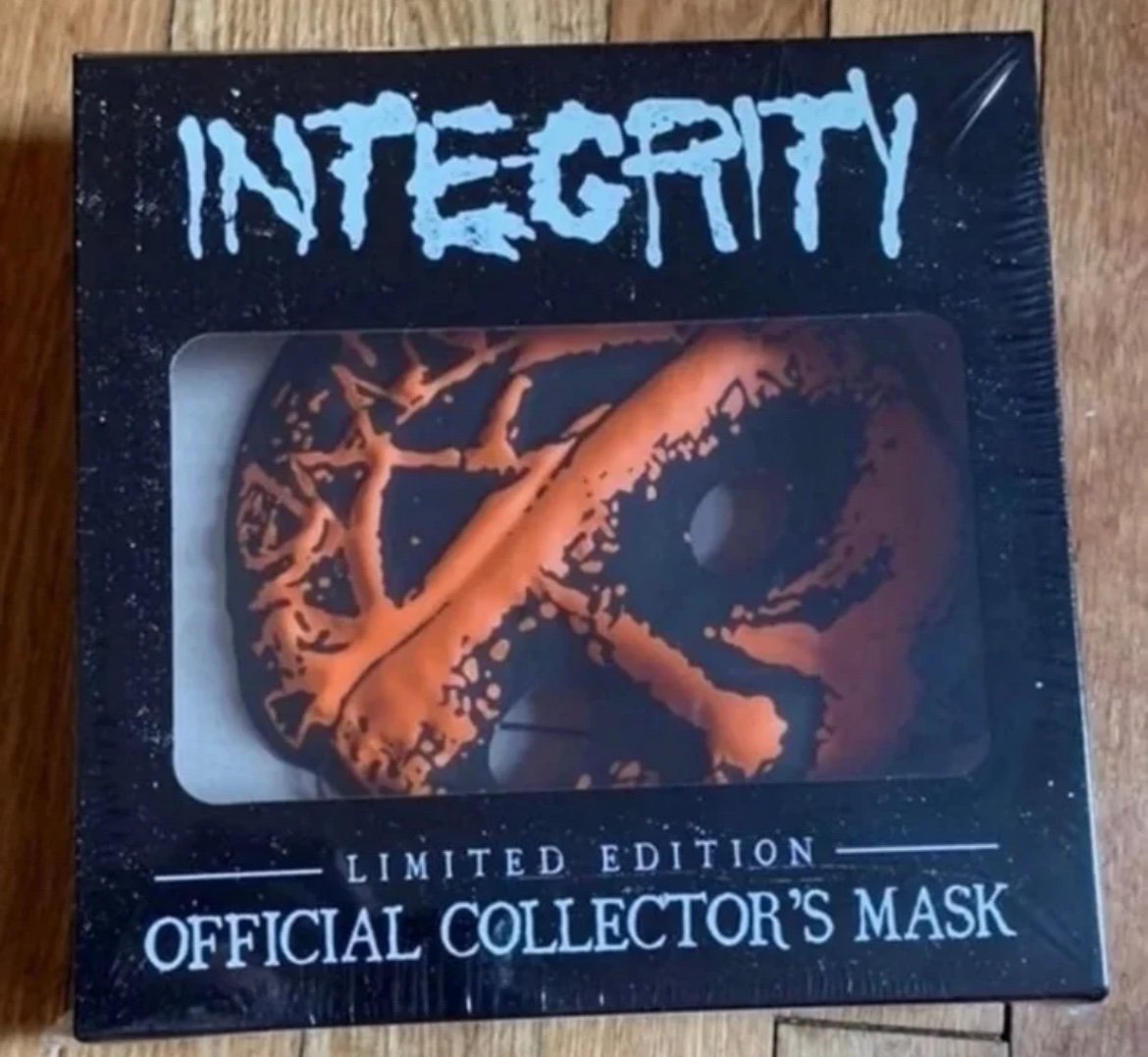 INTEGRITY HALLOWEEN MASK Halloween Orange & Black - Limited to 100 pieces