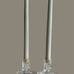 Tiffany Company Louis Comfort Collection crystal candlesticks set, 1992 Louis Co