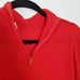 Vintage Pendleton Mock Neck Virgin Wool Sweater Red Zip Back Closure Size 38