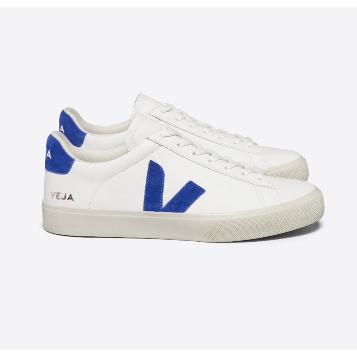 Veja Campo Leather Blue White Paros Trainer Sneakers- Size Women's 9
