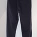 Organic Cotton Ottoman Flat Front Easy Pants, 2 Sizes, Black