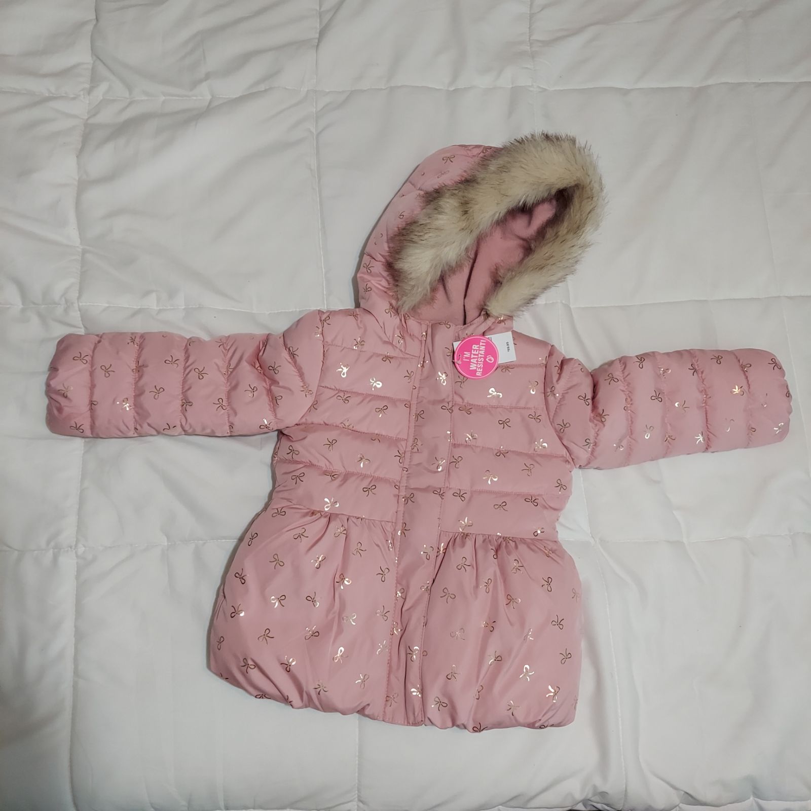 New Pink The children's place coat