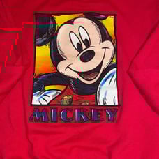 Authentic Vintage Disney Mickey Mouse Comic Sweatshirt in Red