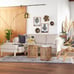 Hayden Brass Arc And White Marble Floor Lamp