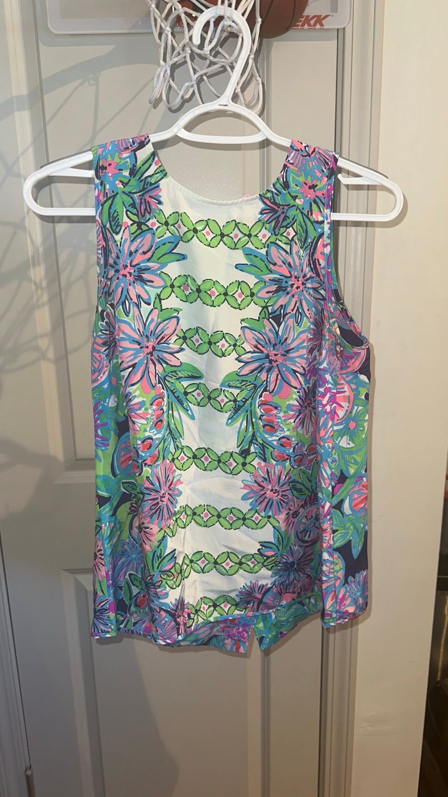 Women’s Lilly Pulitzer 100% Silk Iona Shell Resort Tank 92268 size XXS