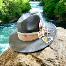 Watercolor Stardust Panama hat
