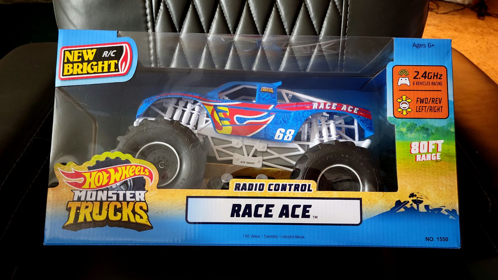 Hot Wheels Remote Control Monster Truck Race Ace