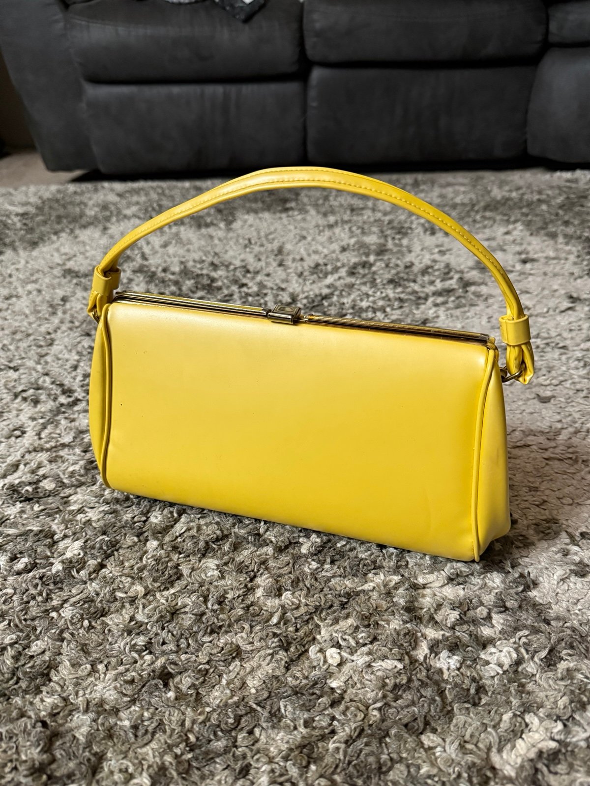 Spilene Vintage Yellow Handbag