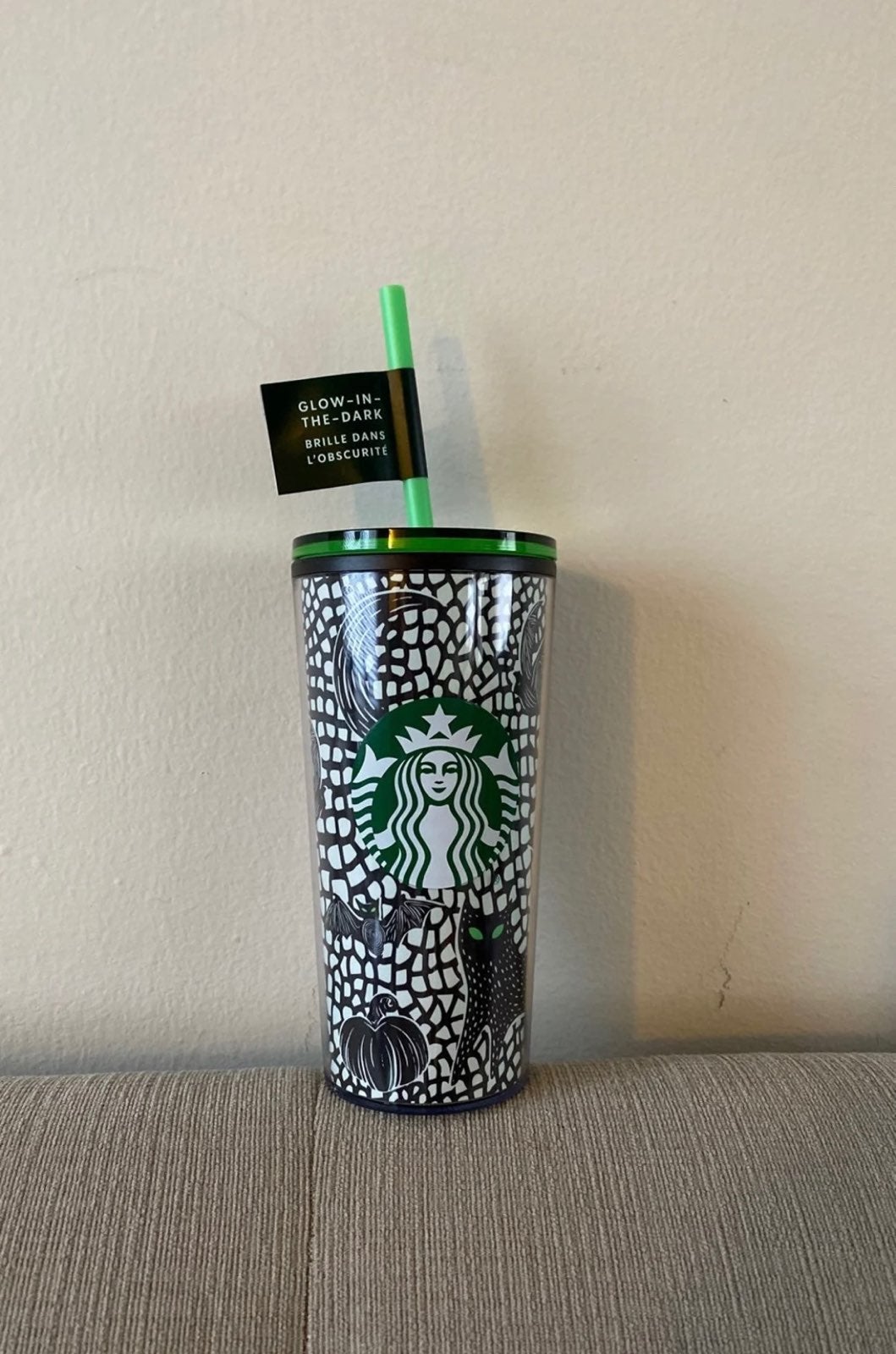 Starbucks Tall Glow in the Dark Tumbler