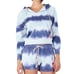 LoveShackFancy Kirby Hoodie Sweater- Blue Wave Size S