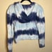 LoveShackFancy Kirby Hoodie Sweater- Blue Wave Size S