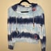 LoveShackFancy Kirby Hoodie Sweater- Blue Wave Size S