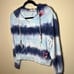 LoveShackFancy Kirby Hoodie Sweater- Blue Wave Size S
