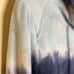 LoveShackFancy Kirby Hoodie Sweater- Blue Wave Size S