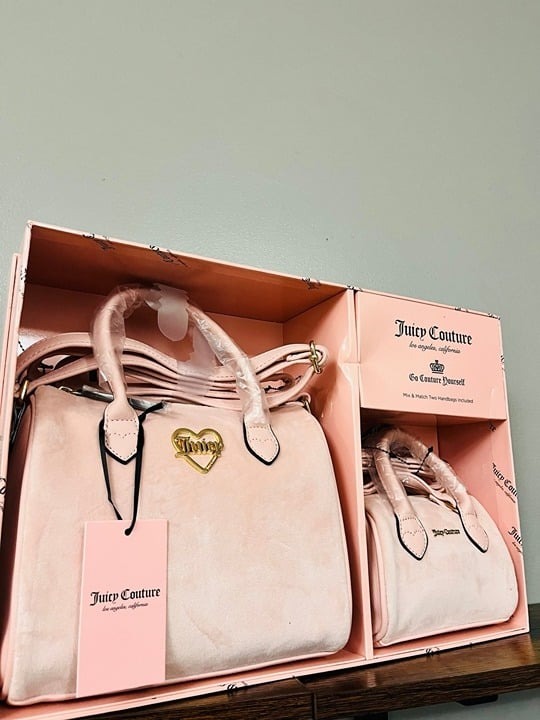 Juicy Couture mommy and me bag set gift box