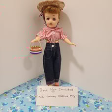 Little Miss Revlon jeans and striped shirt by Ideal.