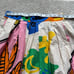 Zara maxi skirt full voluminous skirt printed abstract colorful high rise medium