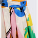 Zara maxi skirt full voluminous skirt printed abstract colorful high rise medium