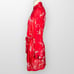 Natori (M) Satin Wrap Robe Short Red Butterfly Sheer Kimono Belt FREE SHIPPING