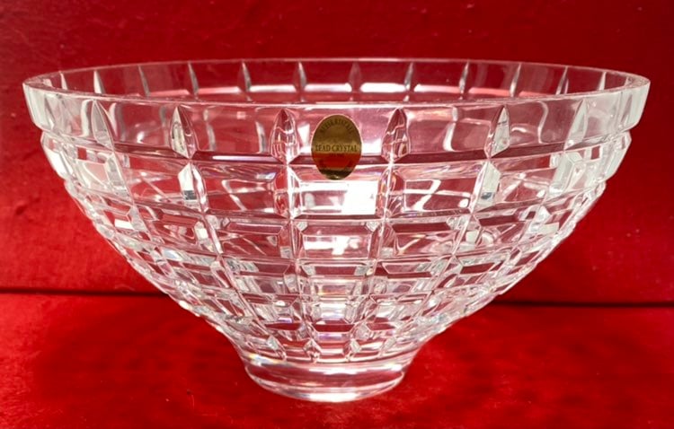 BLEIKRISTALL Lead Crystal Centerpiece Bowl
