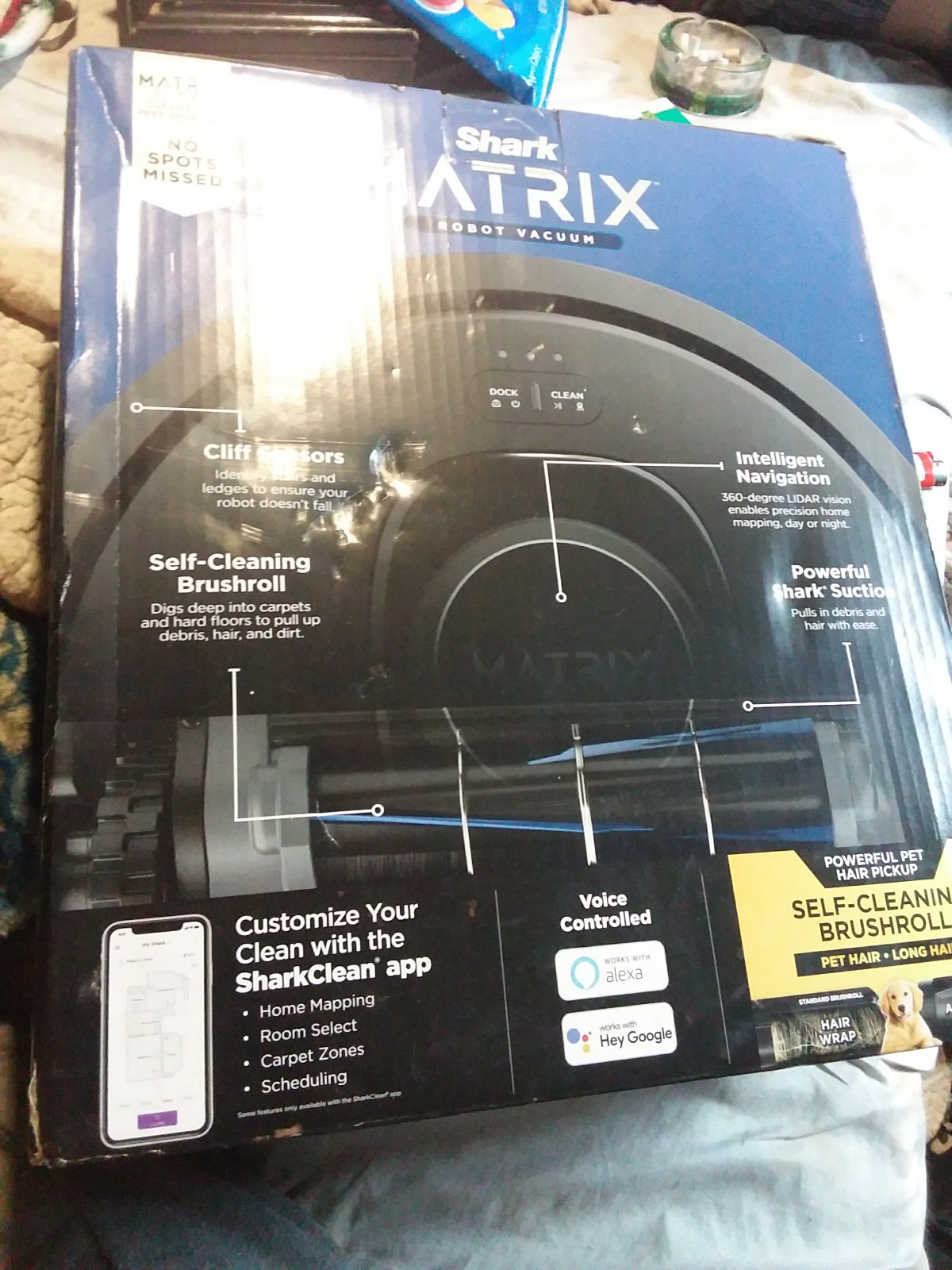 A shark Matrix Robot vacuum