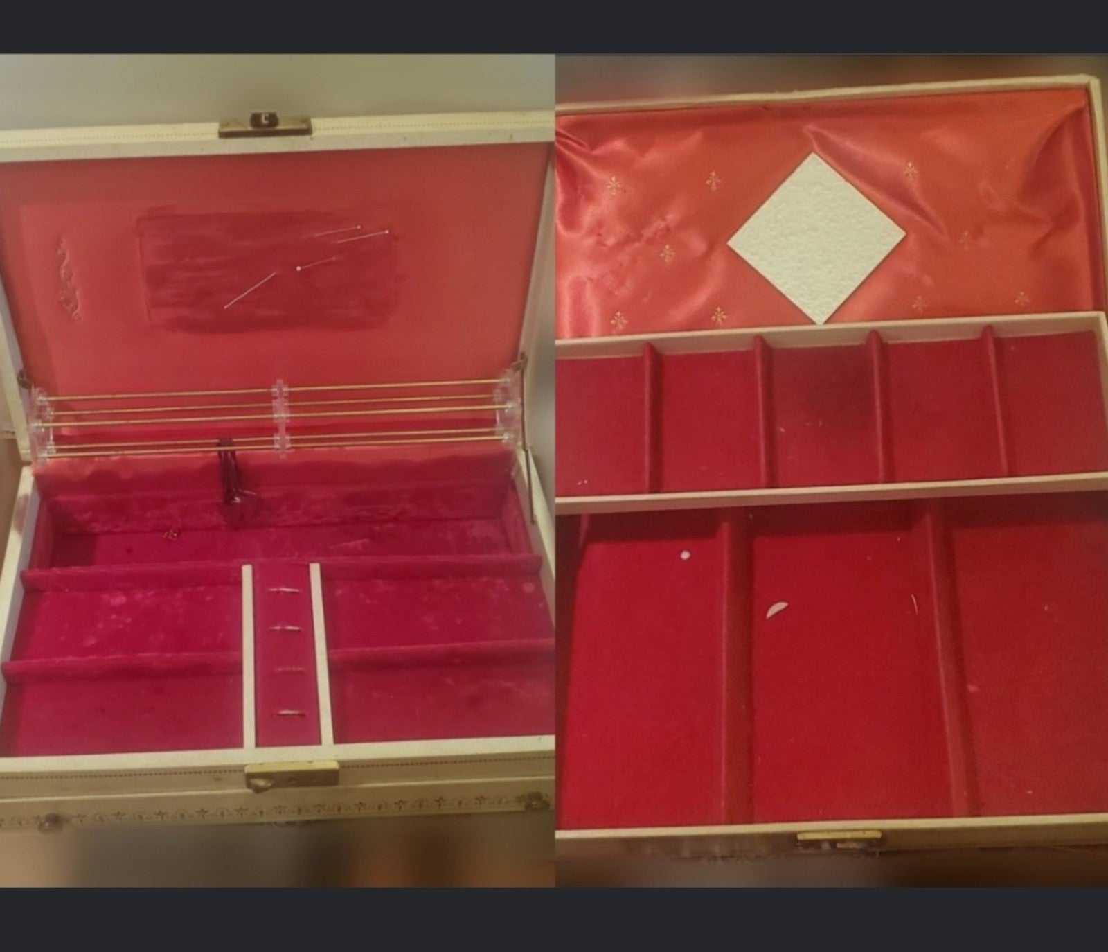 Vintage Jewelry Boxes x2