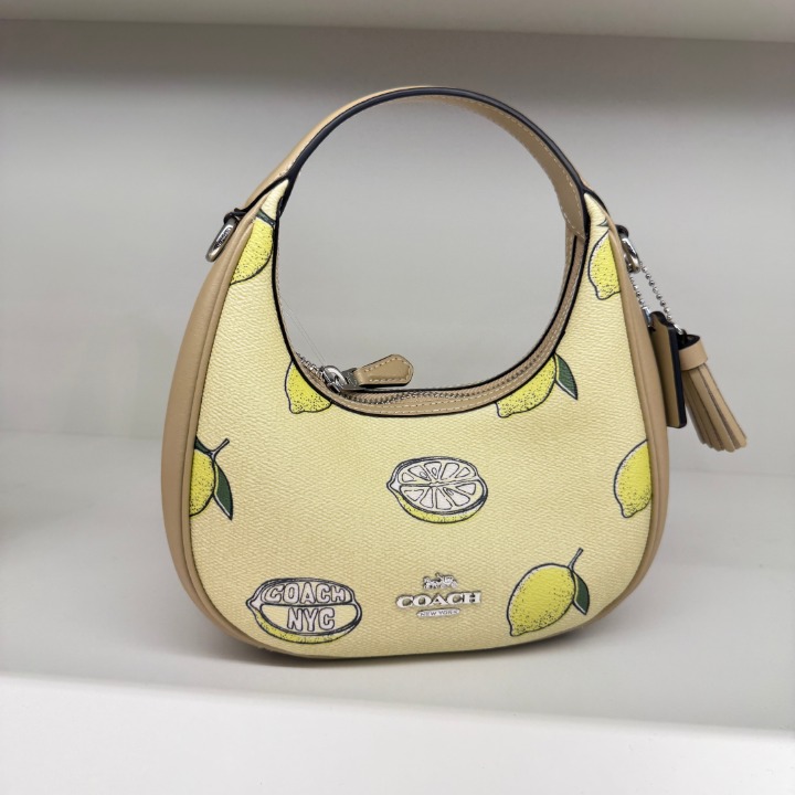 Coach CAL00 Carmen Mini Crossbody Bag With Lemon Print