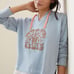 Anthropologie Sun Keep Universal Love Graphic Sweatshirt/Hoodie